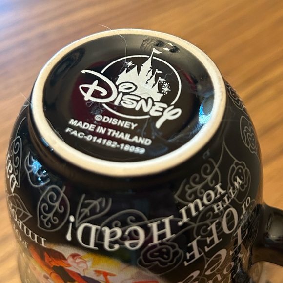 Disney Parks Mug Alice In Wonderland Coffee Mad Hatter Triple Stacked Tea Cup - Picture 6 of 9